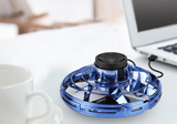 Mini Fingertip Gyro Interactive Decompression Toy Drone LED UFO Type Flying Helicopter Spinner Toy Kids - Kong Shop Official