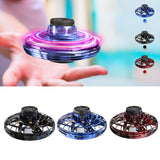 Mini Fingertip Gyro Interactive Decompression Toy Drone LED UFO Type Flying Helicopter Spinner Toy Kids - Kong Shop Official